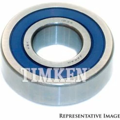 Conrad Deep Groove Single Row Radial Ball Bearing with 2-Seals, Timken 203FF
